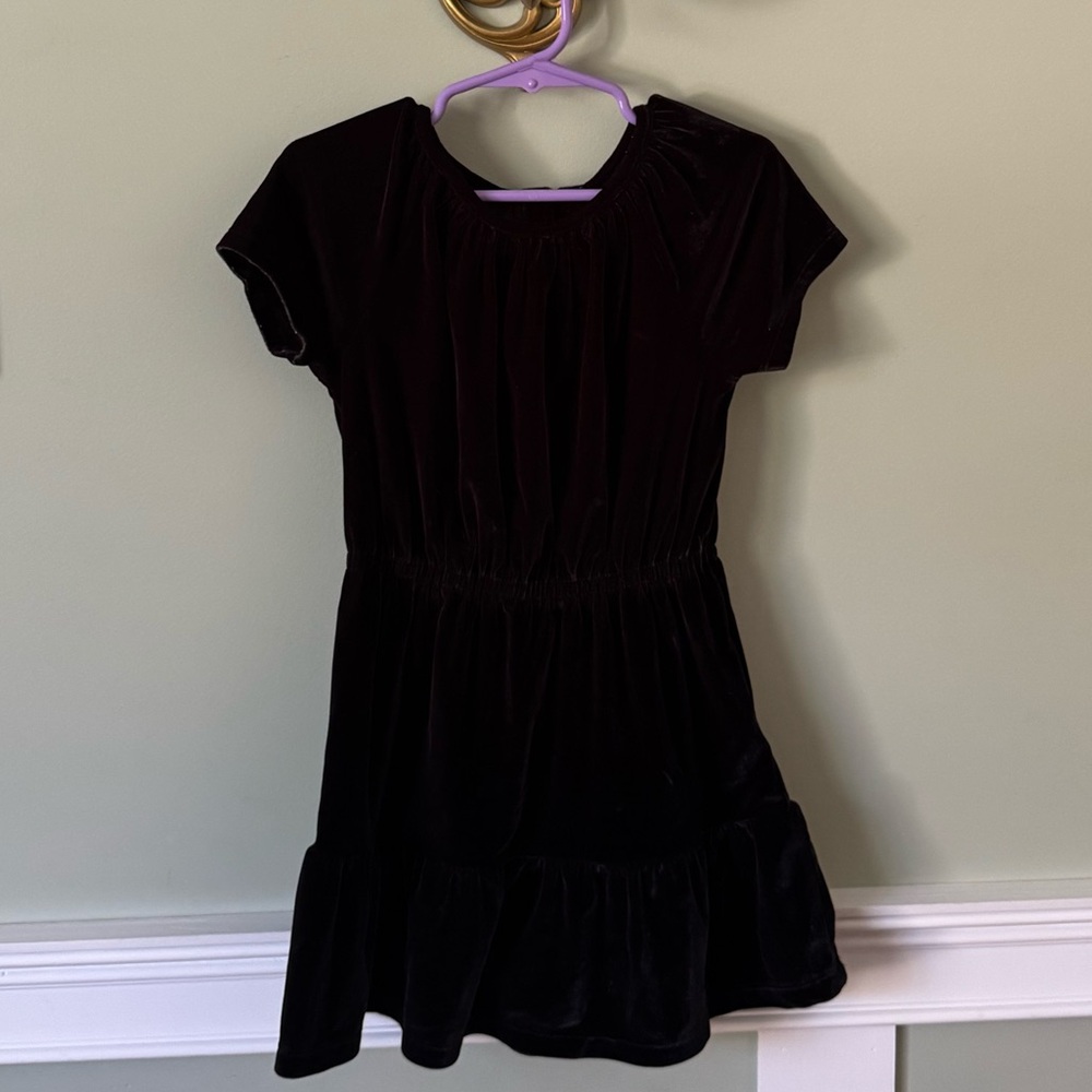 GAP Kids Black Velvet Dress